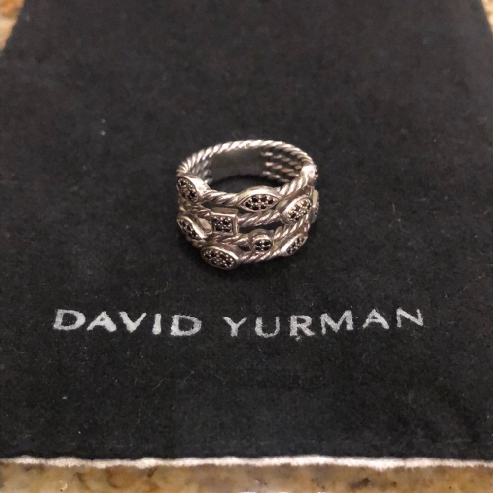 David Yurman Confetti Ring with diamonds